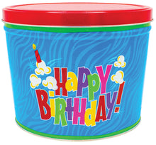 Load image into Gallery viewer, 2 Gallon Happy Birthday Tin