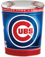 Load image into Gallery viewer, 3.5 Gallon Chicago Cubs Popcorn Tin