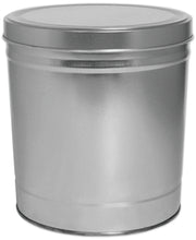 Load image into Gallery viewer, 2 Gallon Classic Silver Popcorn Tin
