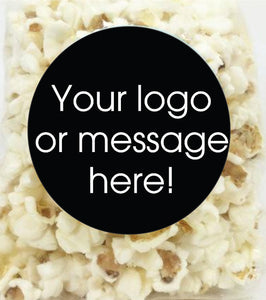 Large Bag Custom Branded Popcorn Favor Bag (Lot Of 25 Pieces)