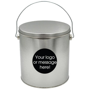 One Gallon Custom Branded Popcorn Bucket