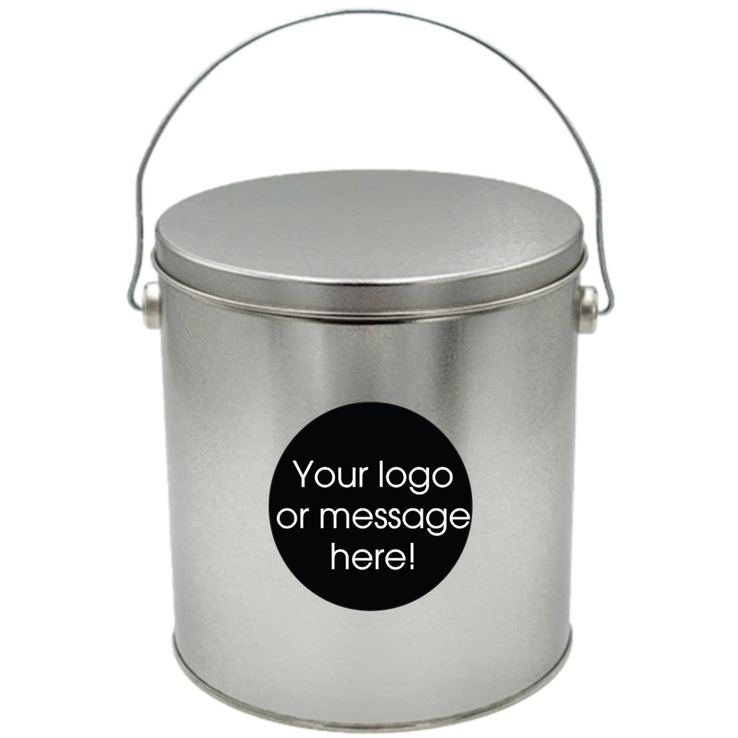 One Gallon Custom Branded Popcorn Bucket